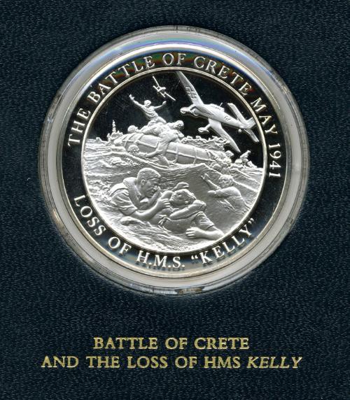 Mountbatten Medallic History of Great Britain and the Sea Medal: Battle of Crete and the Loss o…