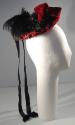 Red and Black Velvet Jubilee Bonnet