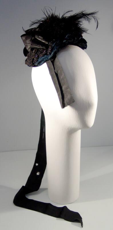 Navy Velvet Jubilee Bonnet