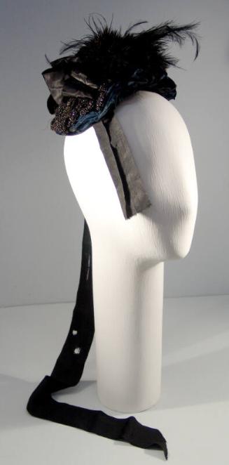 Navy Velvet Jubilee Bonnet