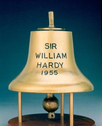 Ship's Bell From Fishery Research Vessel 'sir William Hardy'