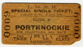 Keith To Portknockie Ticket