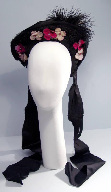 Victorian Black Bonnet