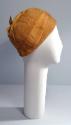 Mustard Silk Cloche Style Hat