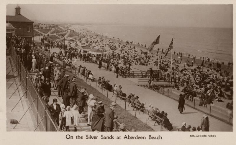 On the Silver Sands at Aberdeen Beach