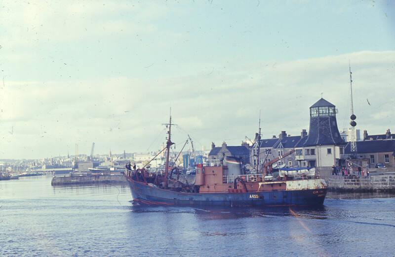 trawler Coastal Empress entering Aberdeen harbour