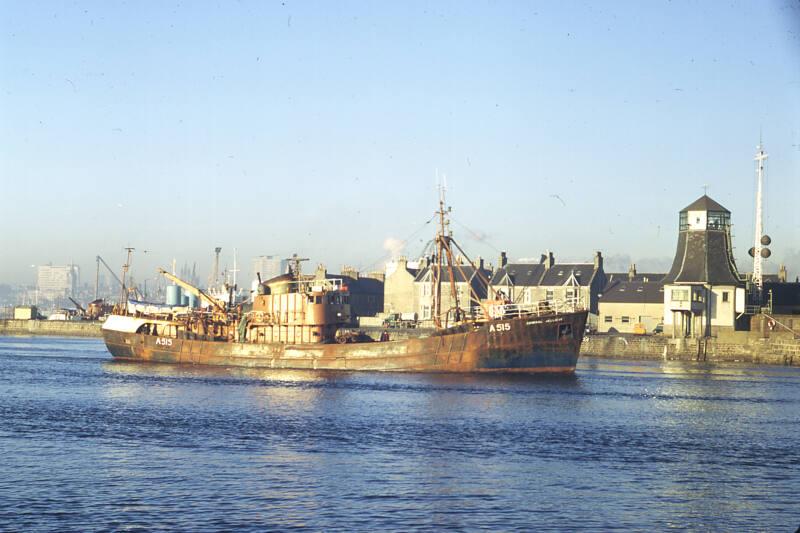 trawler Admiral Jellicoe in Aberdeen harbour