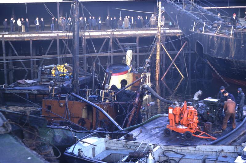 trawler Strathallan in Aberdeen harbour