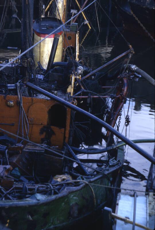 trawler Strathallan in Aberdeen harbour