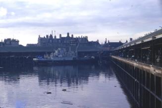 trawlers at Aberdeen fish market