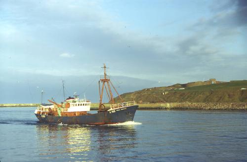trawler Boston Hercules in Aberdeen harbour