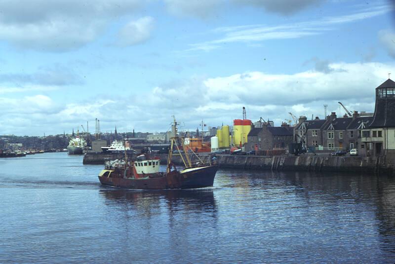 trawler Grampian Eagle in Aberdeen harbour