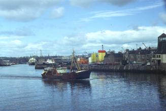 trawler Grampian Eagle in Aberdeen harbour