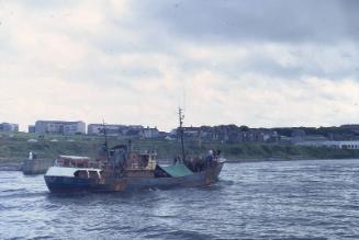 trawler (possibly converted to standby vessel) Grampian Glen in Aberdeen harbour
