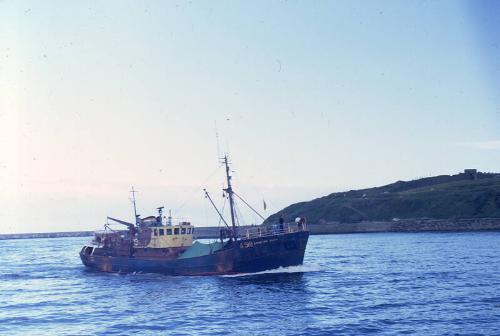 trawler (possibly converted to standby vessel) Grampian Glen in Aberdeen harbour