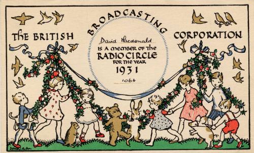 BBC Radio Circle Membership Card