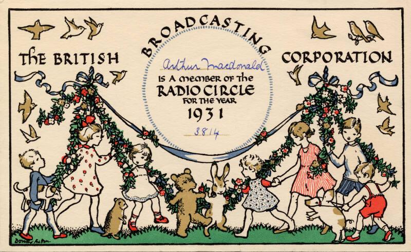 BBC Radio Circle Membership Card