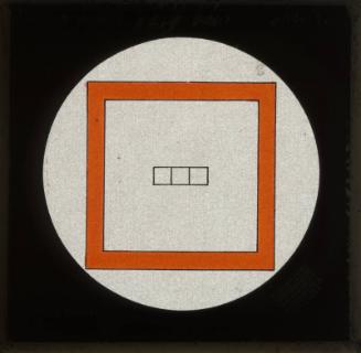 Glass slide for psychological testing