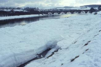 Winter Scene Looking to Bridge of Dee