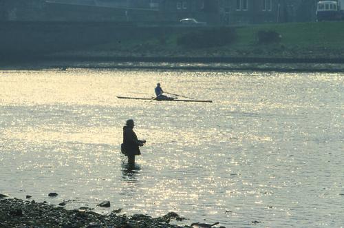 Angling and Boating Near Wellington Suspension Bridge