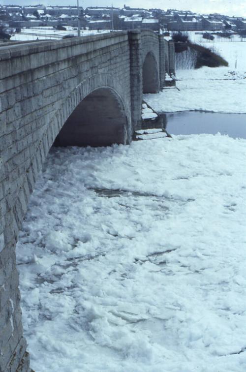 Ice on the River Dee