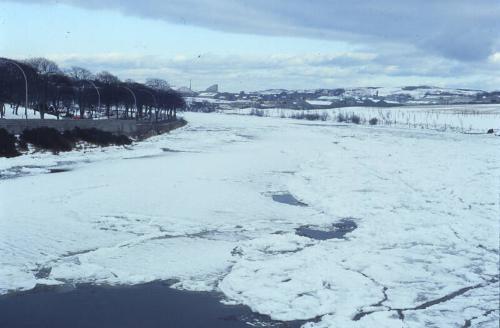 Ice on the River Dee