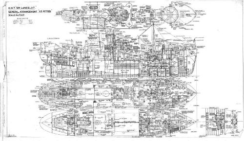 HMT Sir Lancelot - General Arrangement