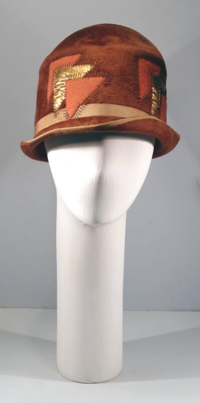 Appliquéd Cloche Hat