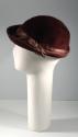 Brown Velour Hat