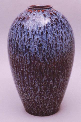 Splash Glaze Vase by Bretby