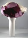 Lilac Feather Hat