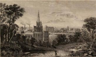 Cathedral and Part of the City of Glasgow from The Craig Park by T Clerk