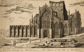 The Ruins of the Abbey of Melrose by Unknown