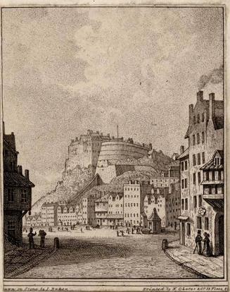 View Of Edinburgh Castle by I Baker