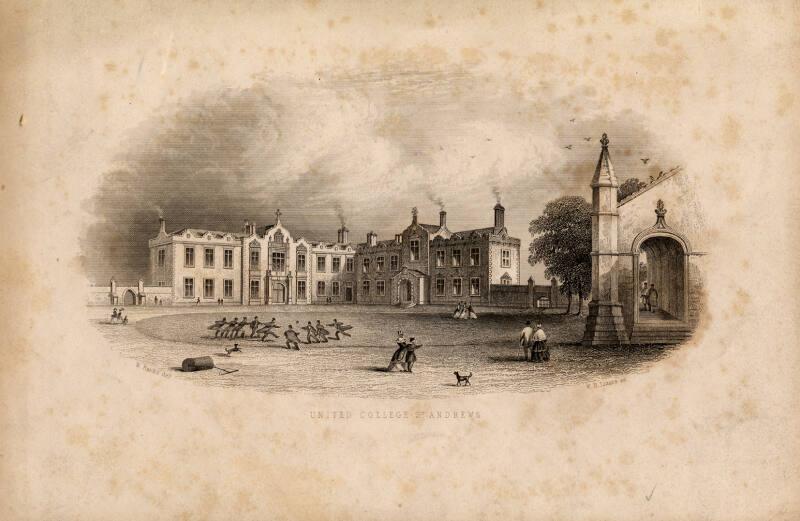 United College, St. Andrews by William Home Lizars