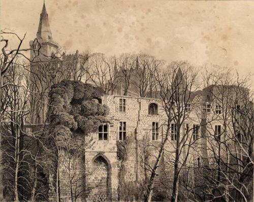 Palace Ruins, Dunfermline by T Rodger