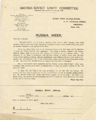 Russia Week Appeal