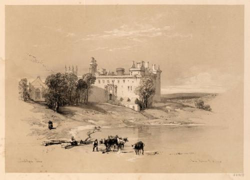 Scotland Delineated - Linlithgow Palace by James Duffield Harding