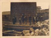 Demolition of Rubislaw Bleachfield Chimney Stalk.   The Bleachfield was owned by Richards & Com…