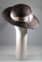 Wide Brim Hat Bow Trim