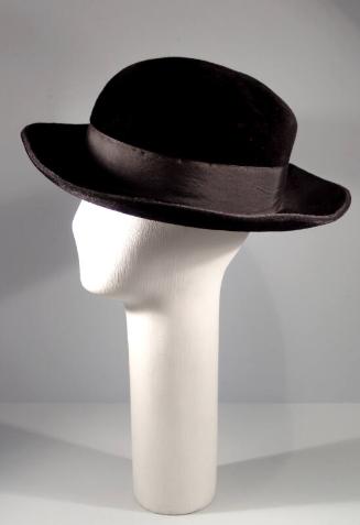 Black Plush Hat