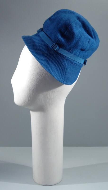 Blue Cloche Hat