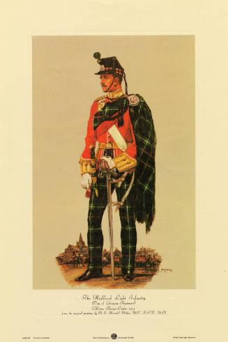 The Higland Light Infantry (City of Glasgow Regiment) - Officer, Review Order 1914