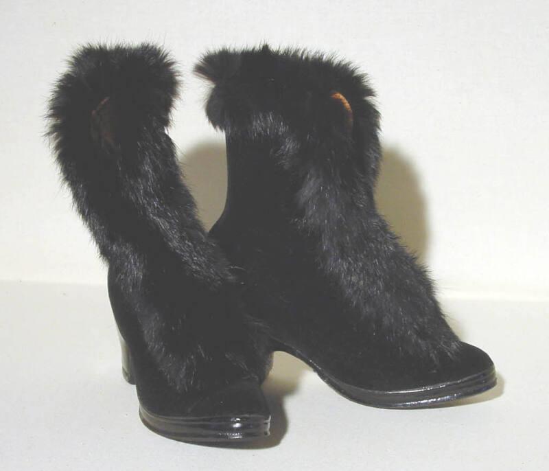 Velvet And Fur Galoshes