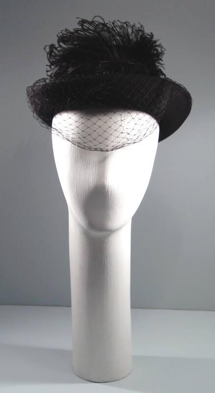 Veiled Felt Hat