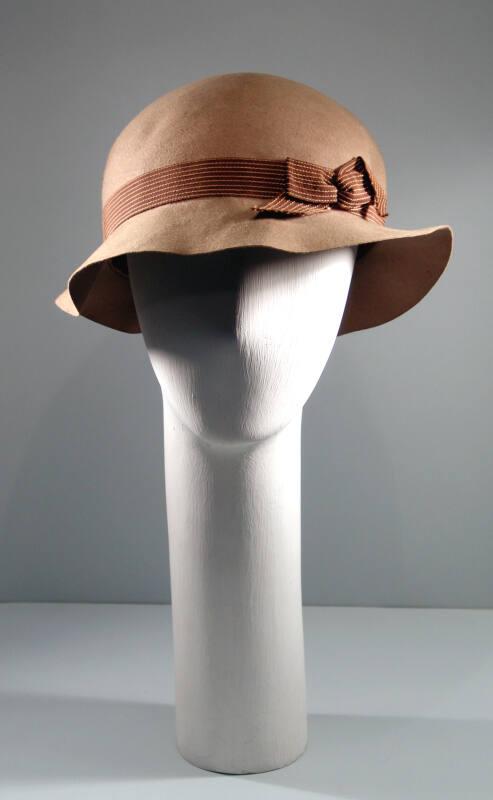 Beige Felt Hat