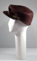 Brown Felt Cap-Style Hat