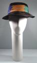 Black Straw Brimmed Hat