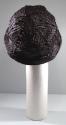 Black Straw Cloche Hat