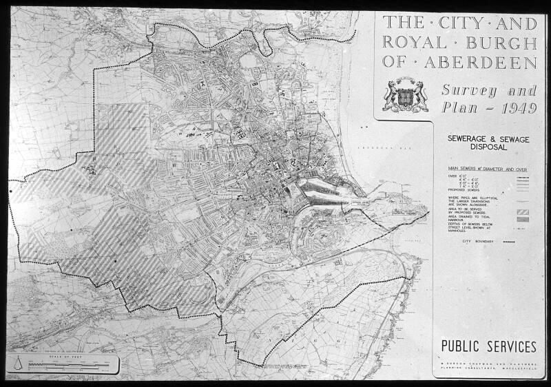 Plan of Aberdeen - Sewerage and Sewage Disposal